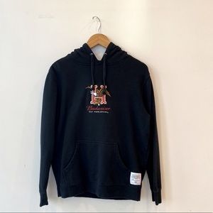 HUF X BUDWEISER EAGLE PULLOVER HOODIE SIZE M